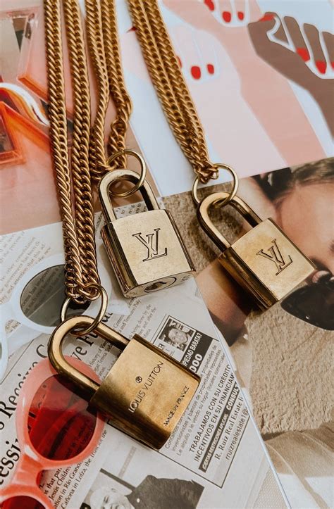 louis vuitton crazy in lock necklace|louis vuitton lock necklace vintage.